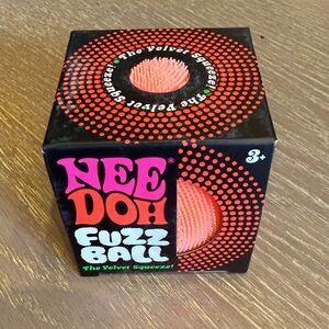 Fuzz Ball Kids Toy - Pink Velvet Squeezer